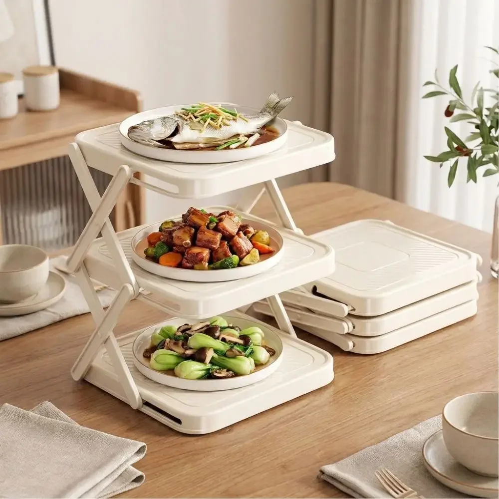Food Storage And Preparation - 3/4단 식기 보관 랙 공간 절약형