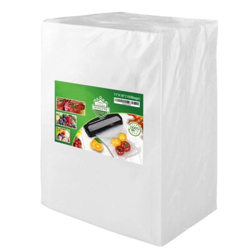 Food Storage Vacuum Bags - 100갤런 사이즈(11x16인치) 진공 밀봉 냉동 백
