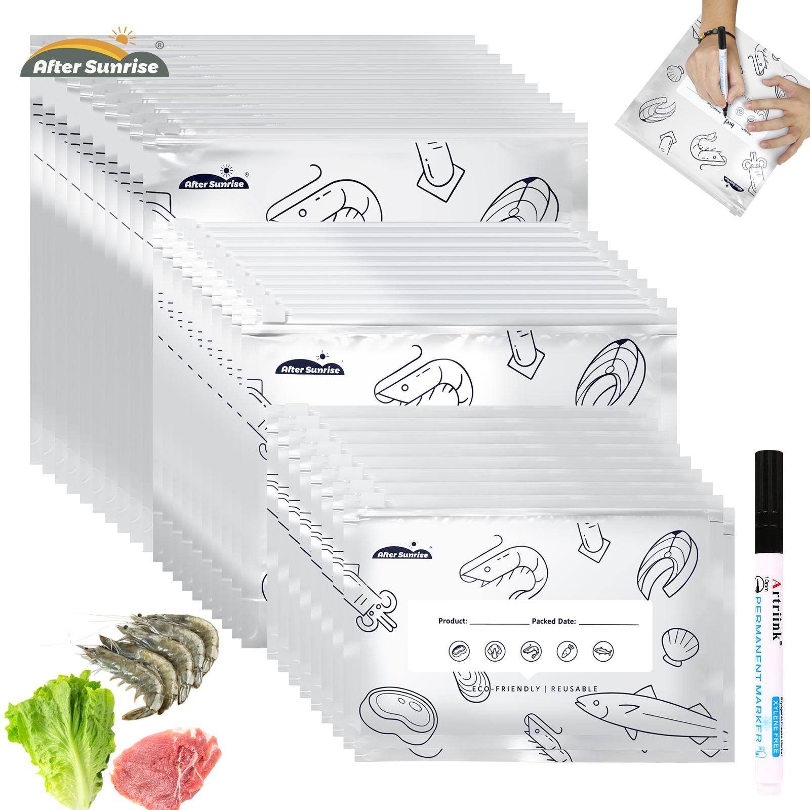 Food Storage Vacuum Bags - 【냉장식품】재사용 가능한 알루미늄 호일 밀봉 보관백,