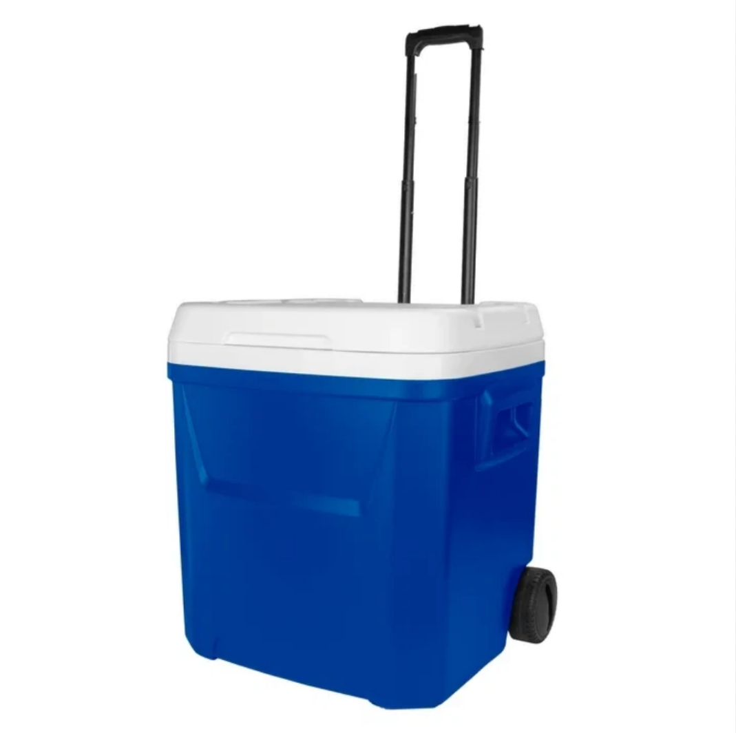 Food Storage Camping - 60QT 블루 라구나 휠형 하드 아이스박스,