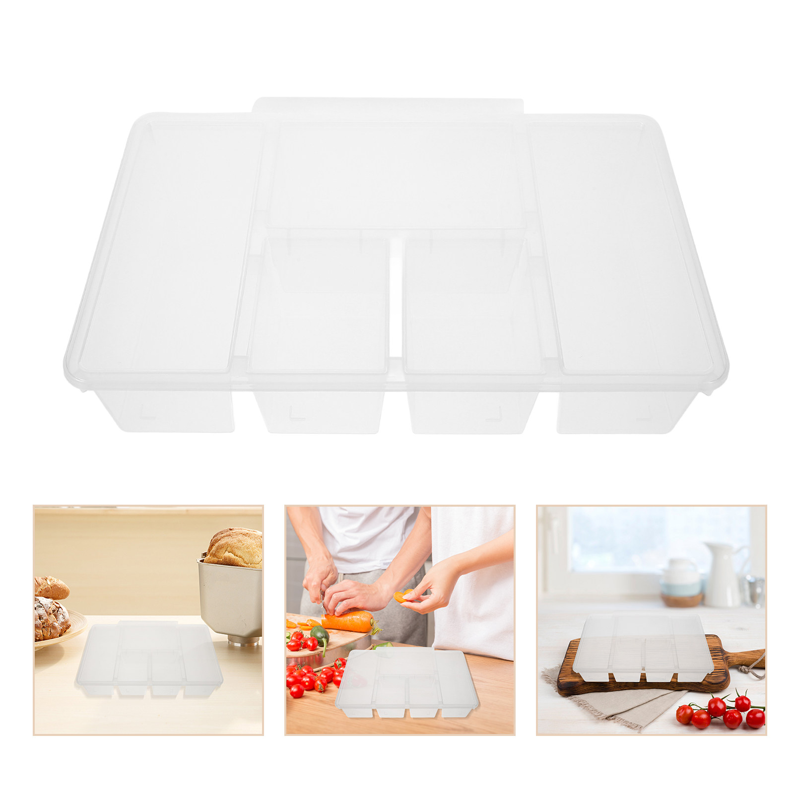 Storage Food Tray - 5칸 야채 보관함 식품 저장 용기