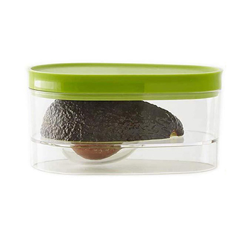 Food Storage Bag Organizer - 아보카도 식품 보관함 공간 절약형 플라스틱