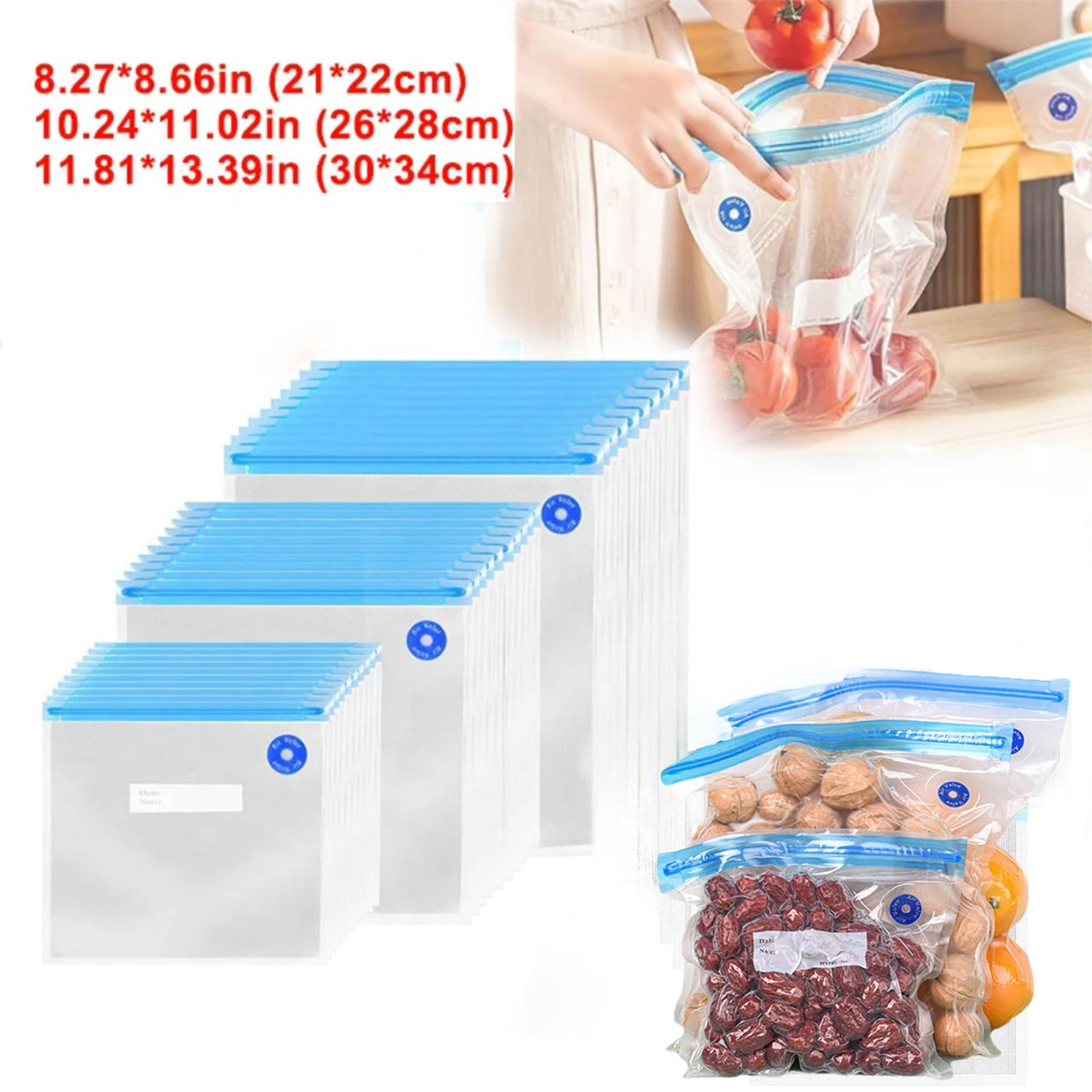 Food Storage Vacuum Bags - 수비드 백 재사용 가능 진공 밀봉