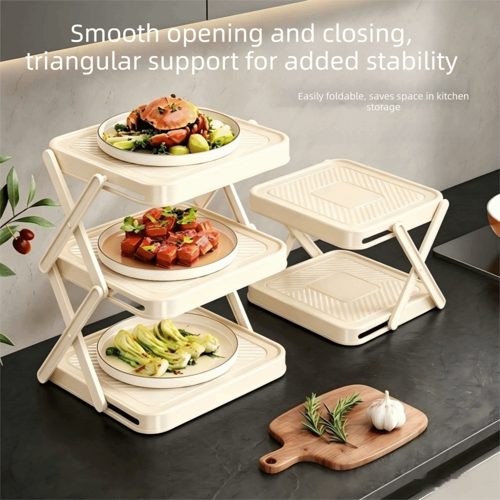 Food Storage And Preparation - 3/4단 식기 보관 랙 공간 절약형
