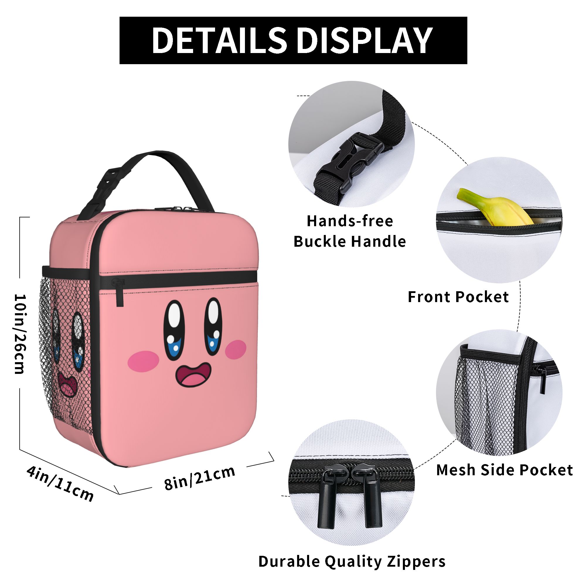 맞춤형 K-Kirbys 재사용 가능한 도시락 상자 방수 - Food Storage Bag Organizer 리뷰 및 가격