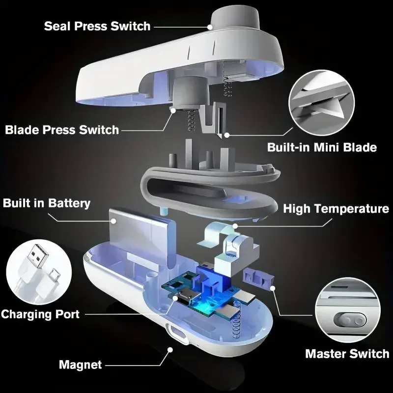 휴대용 백 실러 USB-C 충전식 실러 식품 진공 실러 - Food Storage Vacuum Seal Bags 리뷰 및 가격