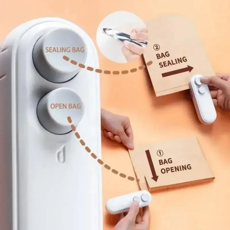 휴대용 백 실러 USB-C 충전식 실러 식품 진공 실러 - Food Storage Vacuum Seal Bags 리뷰 및 가격