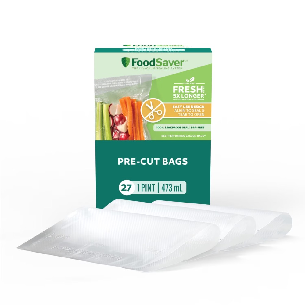 푸드세이버 파인트 진공 밀봉 백, 27개입 프리컷 BP - Food Storage Vacuum Seal Bags 리뷰 및 가격