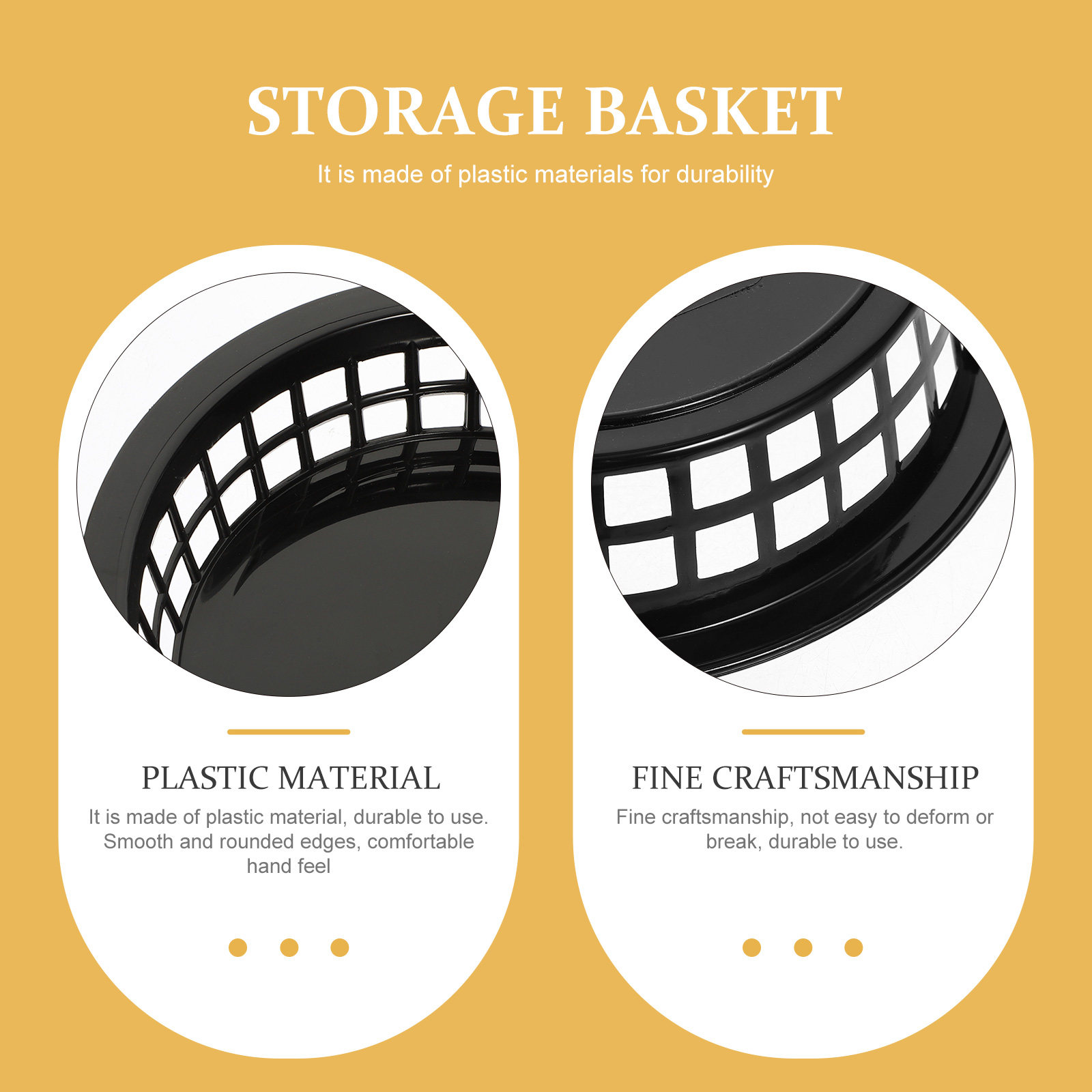 6Pcs 감자 튀김 바구니 플라스틱 식품 보관 바구니  - Storage Food Tray 리뷰 및 가격