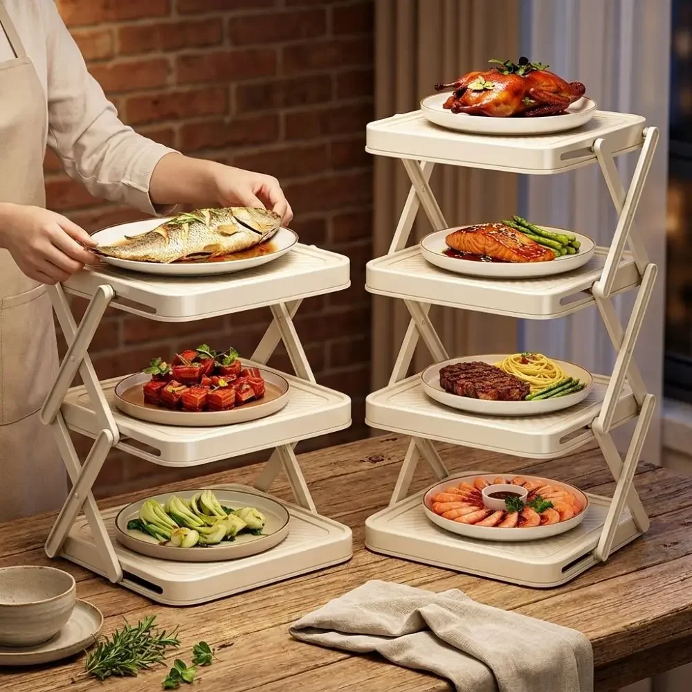 3/4단 식기 보관 랙 공간 절약형 대용량 음식 준비대 - Food Storage And Preparation 리뷰 및 가격