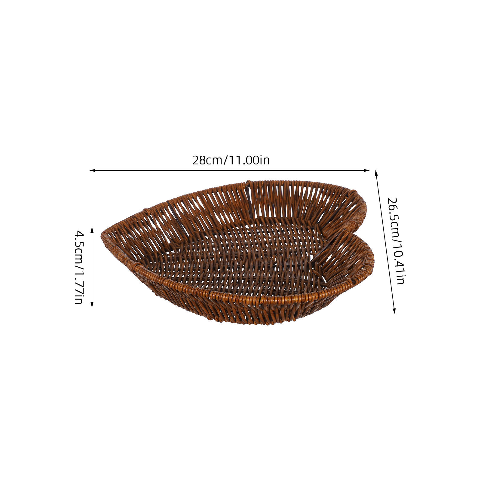 2개 하트 모양 라탄 바구니, 빵, 과일, 채소, 스낵 - Food Storage Vegetables 리뷰 및 가격