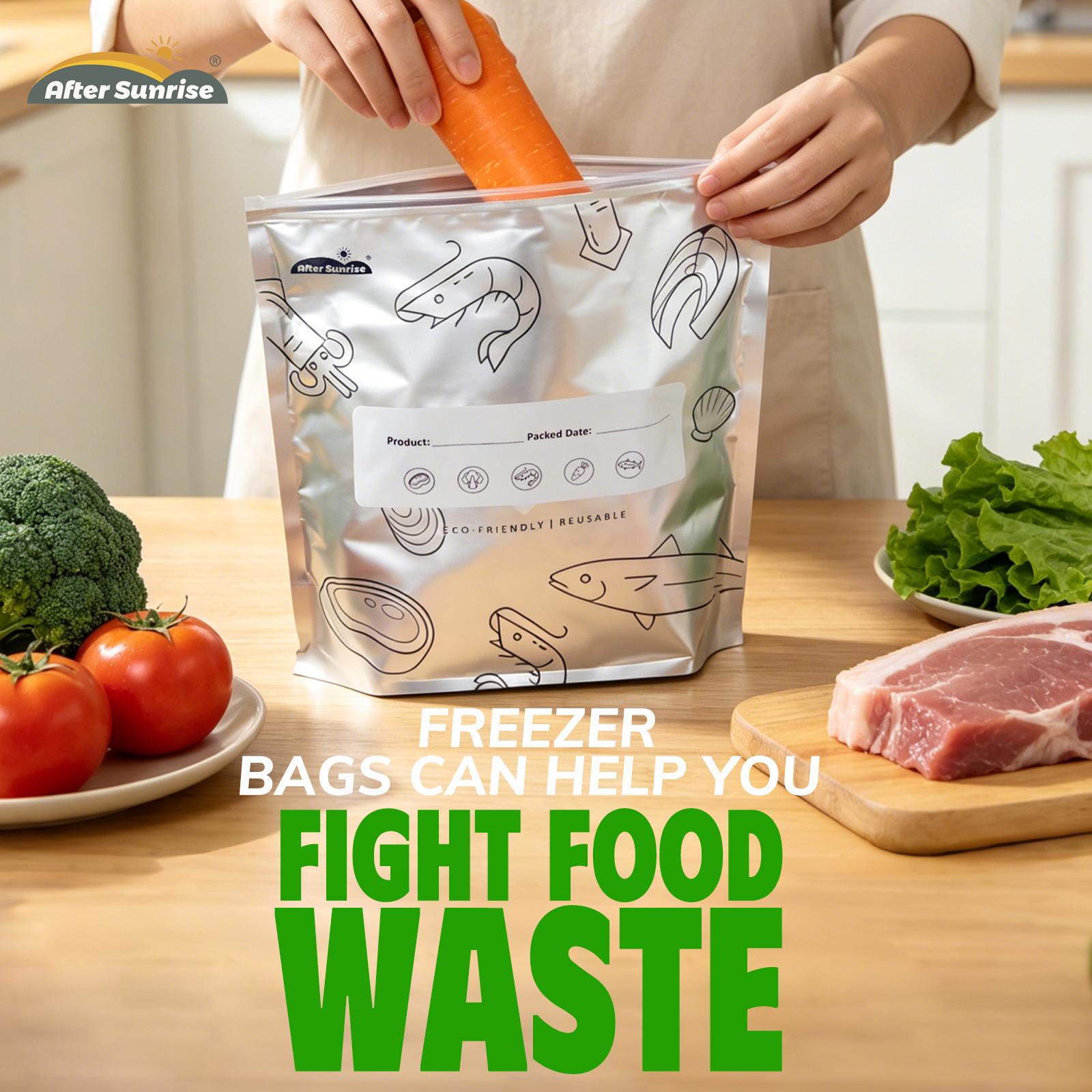 【냉장식품】재사용 가능한 알루미늄 호일 밀봉 보관백,  - Food Storage Vacuum Bags 리뷰 및 가격