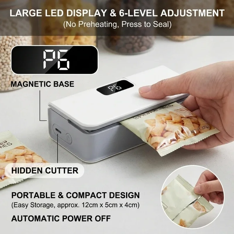 미니 열 실러 비닐봉투 열 밀봉기 충전식 플라스틱 보관 - Food Storage Vacuum Sealer Machine 리뷰 및 가격