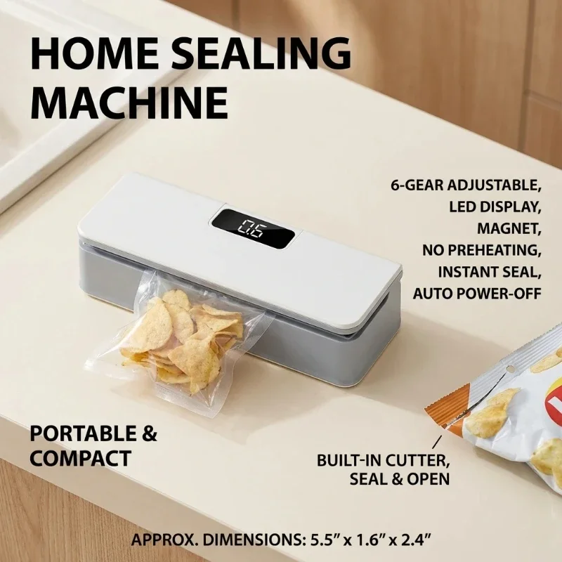 미니 열 실러 비닐봉투 열 밀봉기 충전식 플라스틱 보관 - Food Storage Vacuum Sealer Machine 리뷰 및 가격