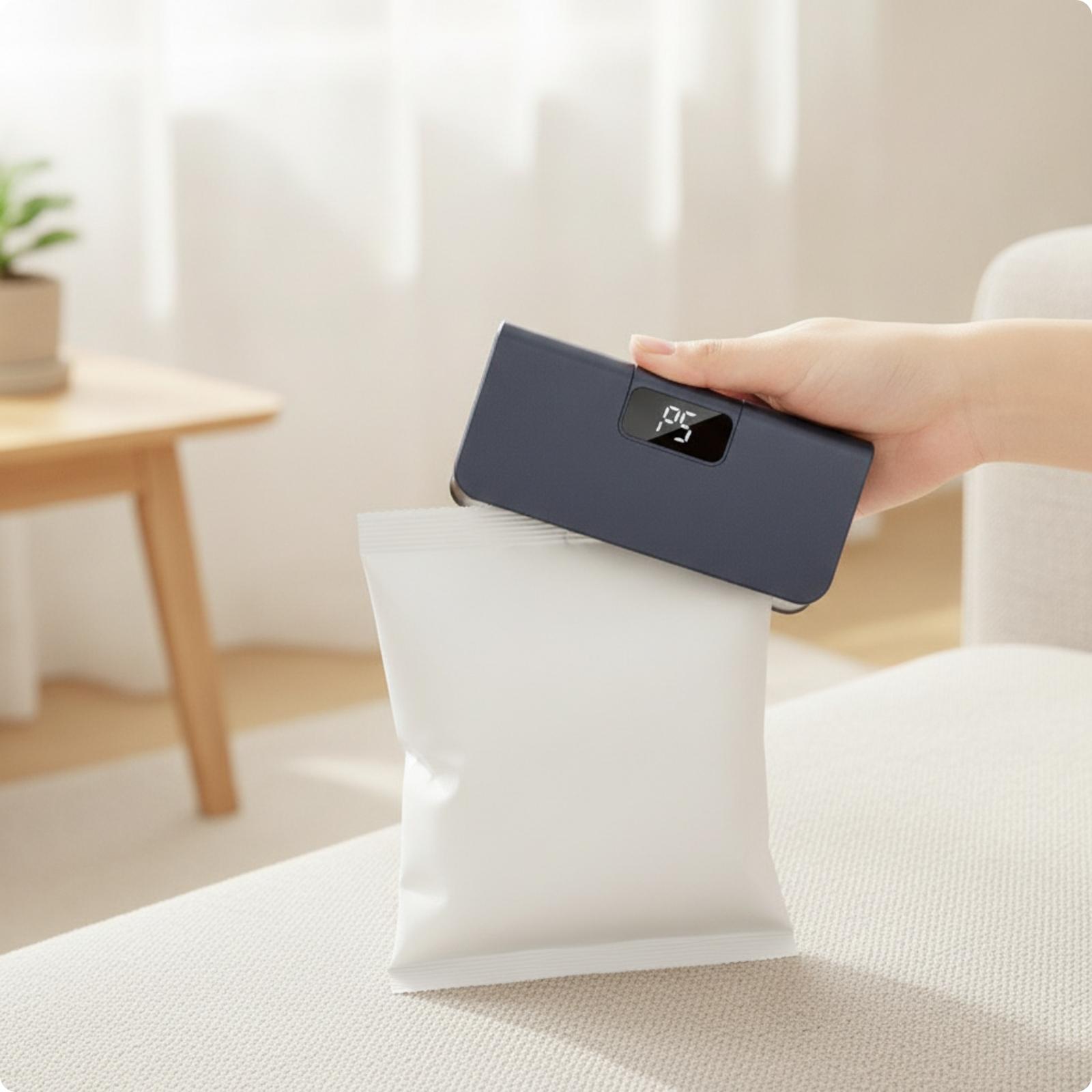 디지털 디스플레이가 있는 백 실러 기계 |   사용하기 - Food Storage Bag Organizer 리뷰 및 가격