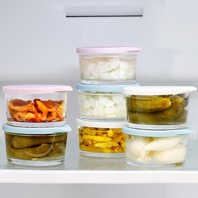 ● 전자레인지 사용 가능 원형 식품 보관 용기 고붕규산 - Food Storage Vegetables 리뷰 및 가격