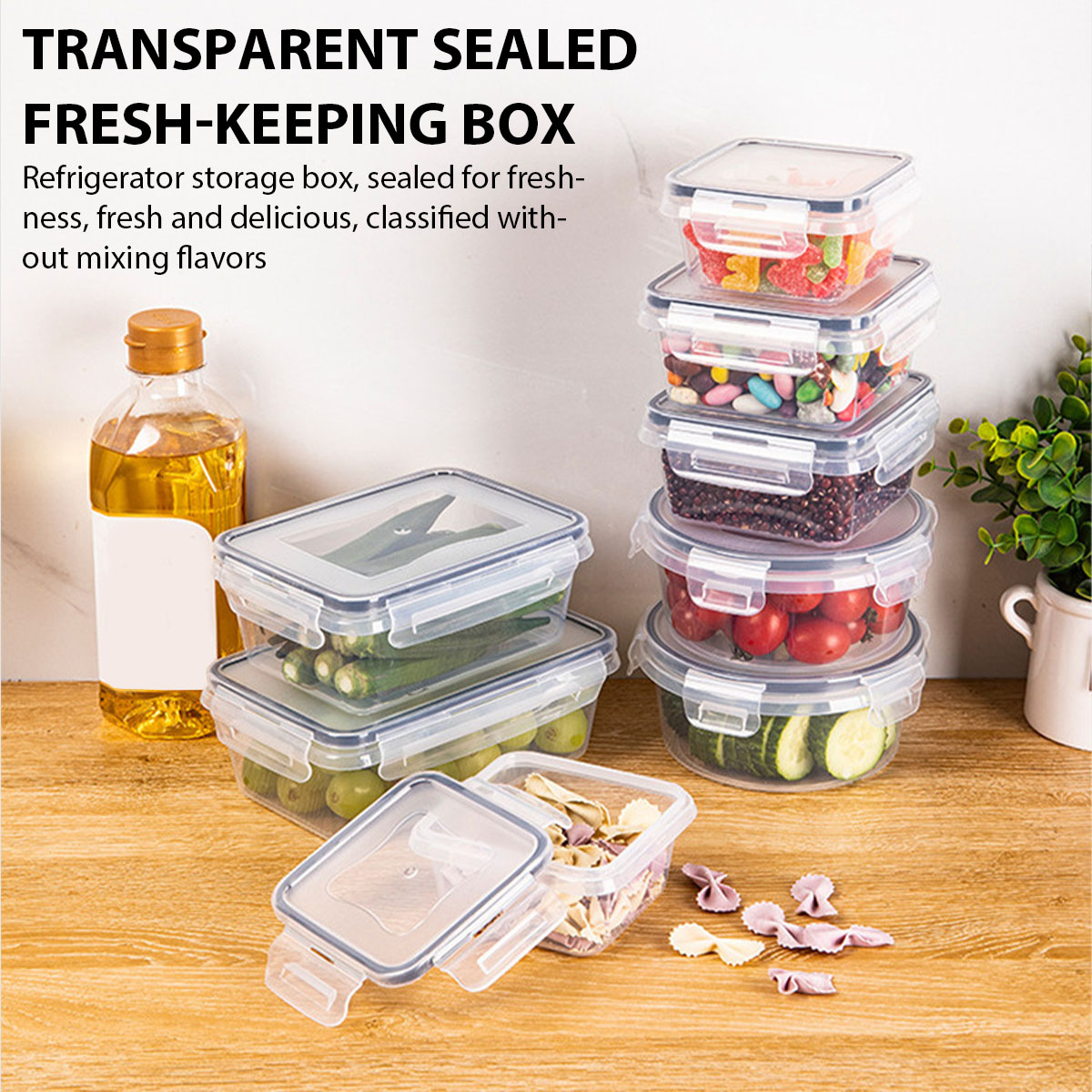 24개/세트 식품 보관함 세트 주방 식품 보관 용기 과 - Food Storage Vegetables 리뷰 및 가격