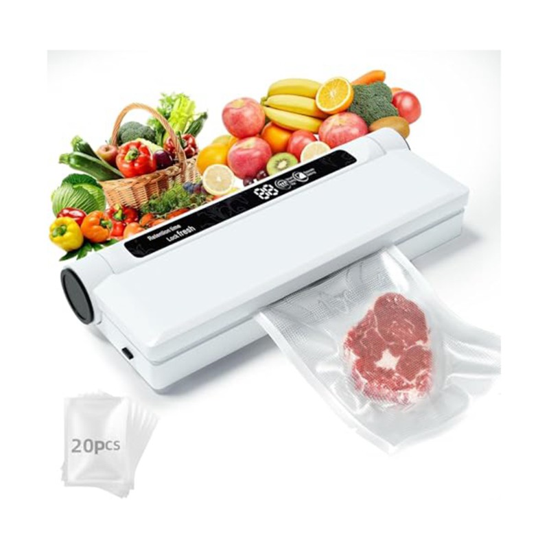 M10K 식품 진공 밀봉기, 75KPA 강력한 흡입력, - Food Storage Vacuum Seal Bags 리뷰 및 가격