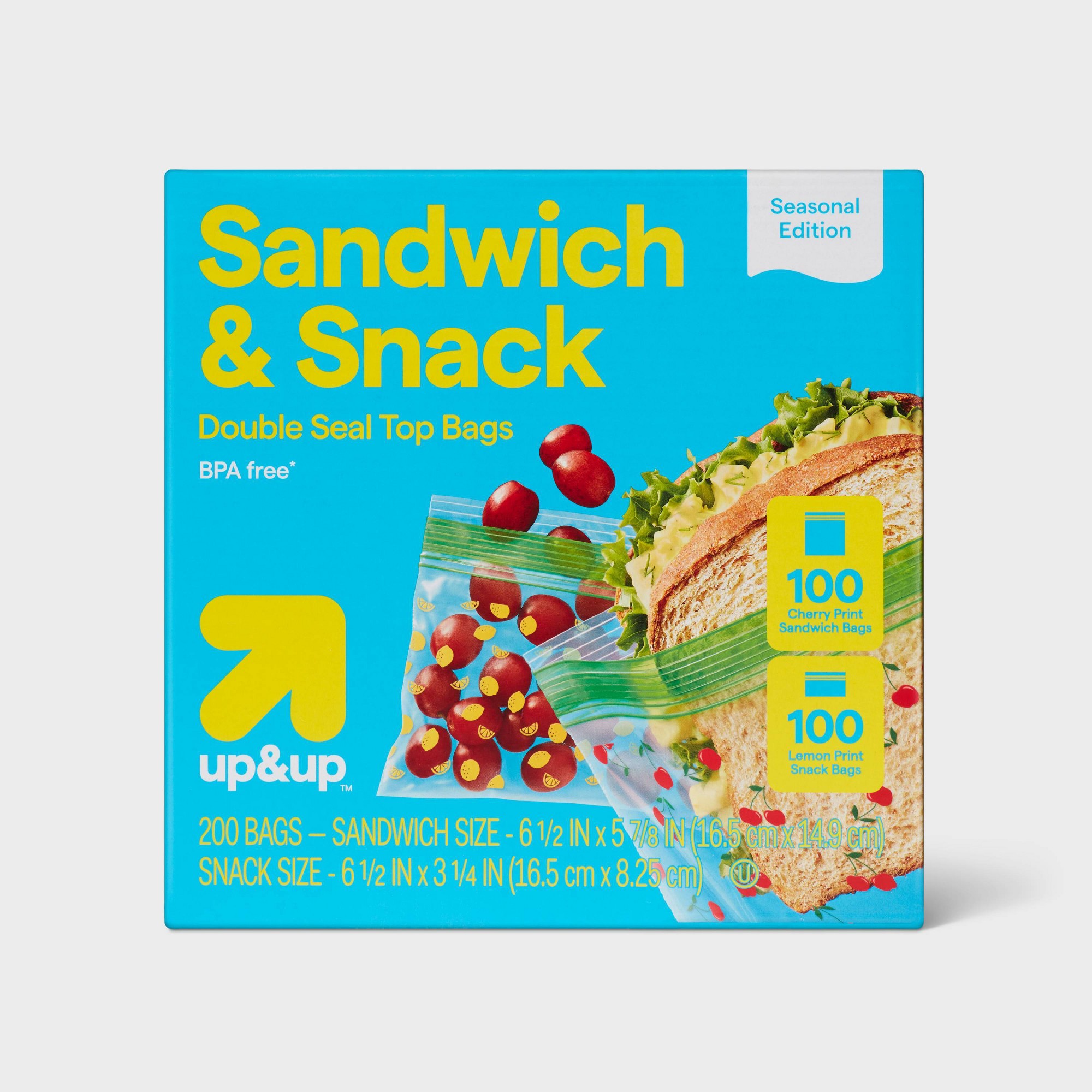 200개입 식품 보관용 비닐봉투 모듬팩 (체리&레몬 프 - Food Storage Variety Pack 리뷰 및 가격