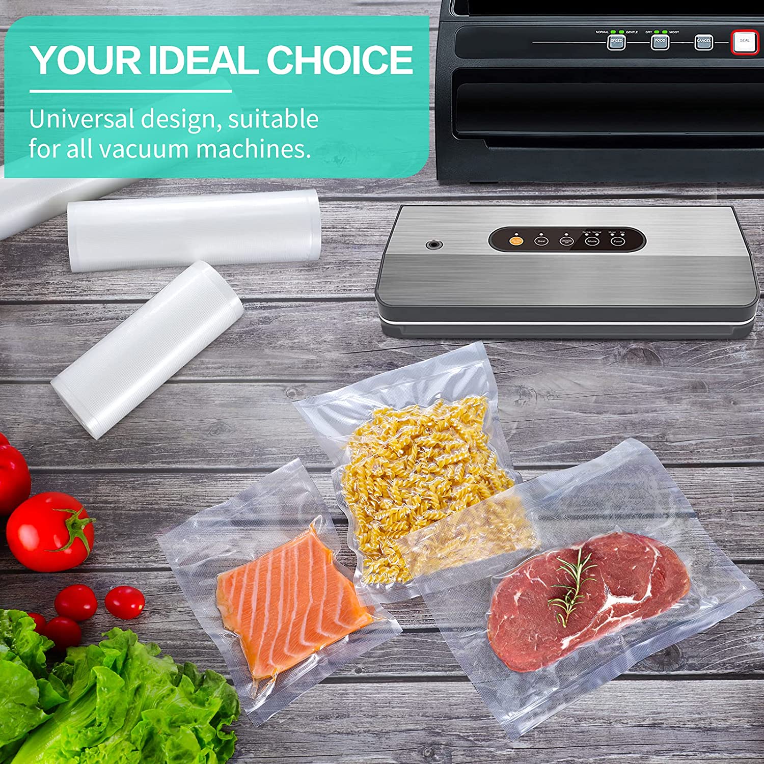 진공 식품 포장용 주방 가방 진공 밀봉 가방 수비드 보 - Food Storage Vacuum Seal Bags 리뷰 및 가격