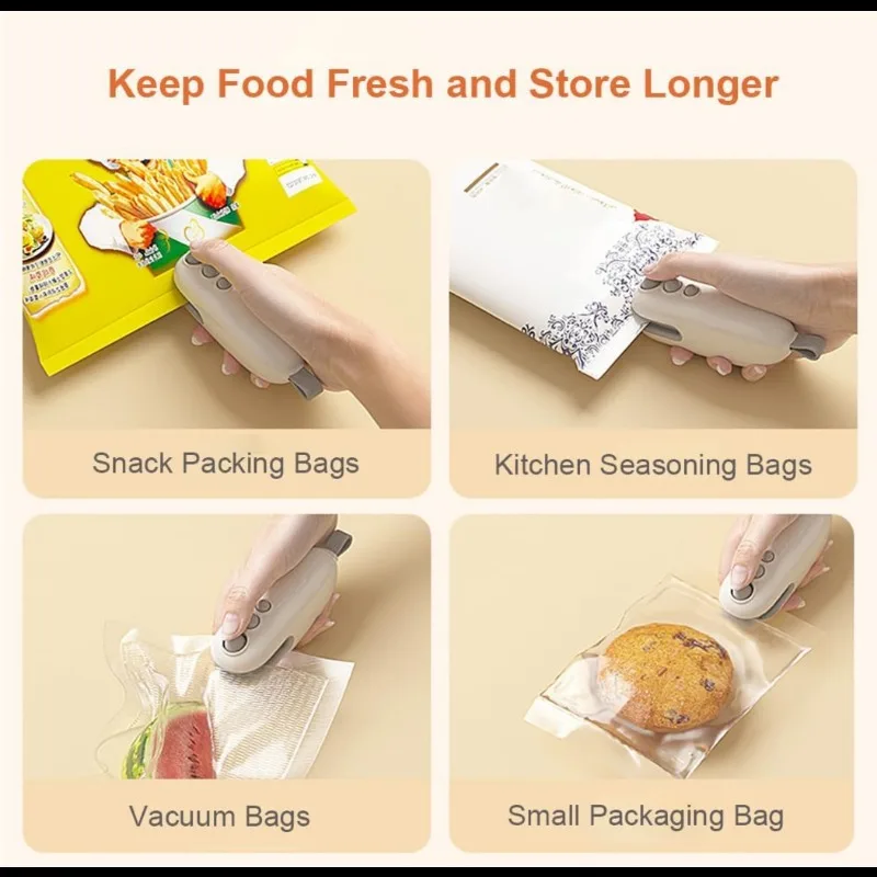 2 in 1 미니 백 실러 커터 휴대용 열 실링기 US - Food Storage Vacuum Sealer Machine 리뷰 및 가격