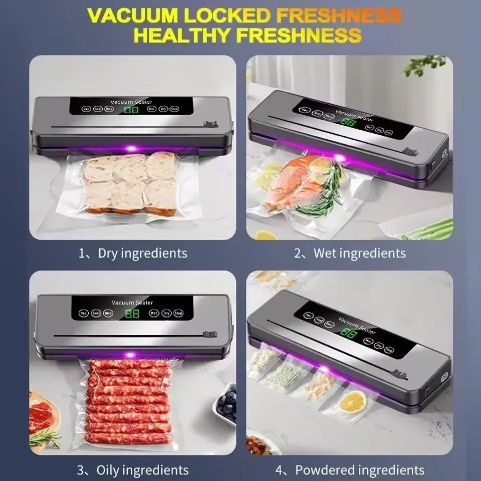 진공 포장기 10개의 봉투 내장 커터 자동 식품 포장기 - Food Storage Vacuum Seal Bags 리뷰 및 가격