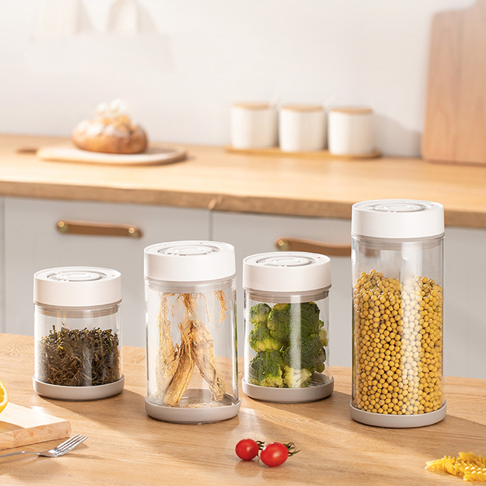주방 습기 방지 유리 커피콩 항아리 자동 지능형 진공  - Food Storage Vacuum 리뷰 및 가격