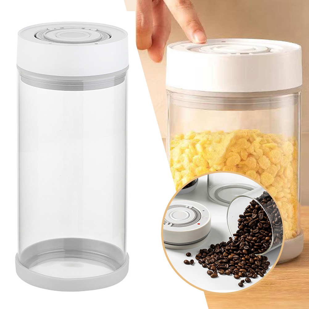 주방 습기 방지 유리 커피콩 항아리 자동 지능형 진공  - Food Storage Vacuum 리뷰 및 가격