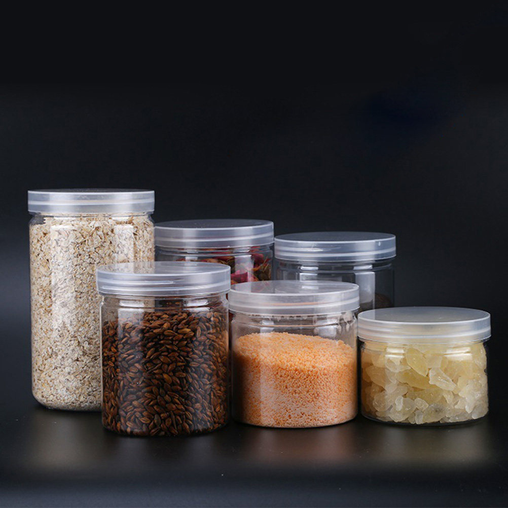 10개입 투명 고급 플라스틱 식품 저장 용기, 밀폐 뚜 - Food Storage Jars Airtight 리뷰 및 가격