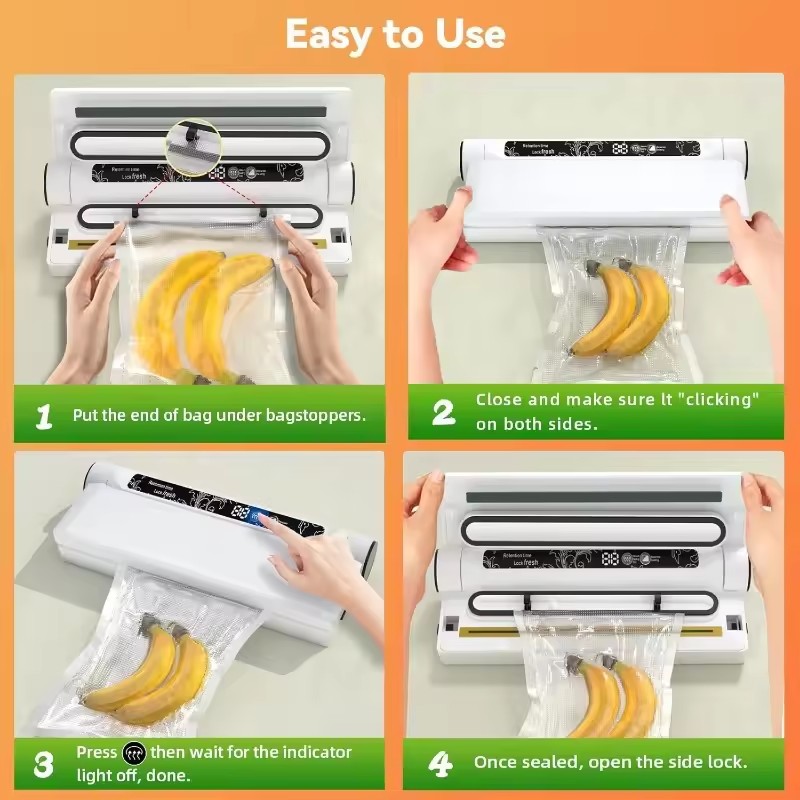 식품 보관 진공 밀봉기 75KPA 강력 흡입 건식/습식 - Food Storage Vacuum Seal Bags 리뷰 및 가격