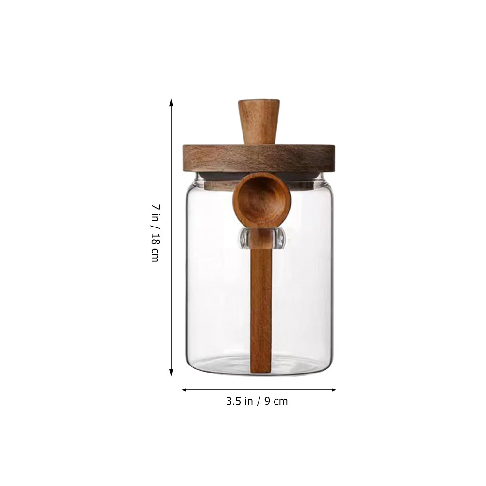 투명 유리 식품 보관 용기, 밀폐형 나무 뚜껑 커피 용 - Food Storage Jars Airtight 리뷰 및 가격