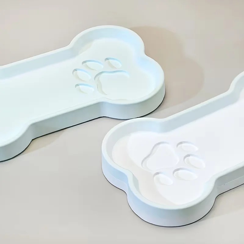 최고급 DIY 고양이 발바닥 & 뼈 모양 실리콘 몰드  - Storage Food Tray 리뷰 및 가격