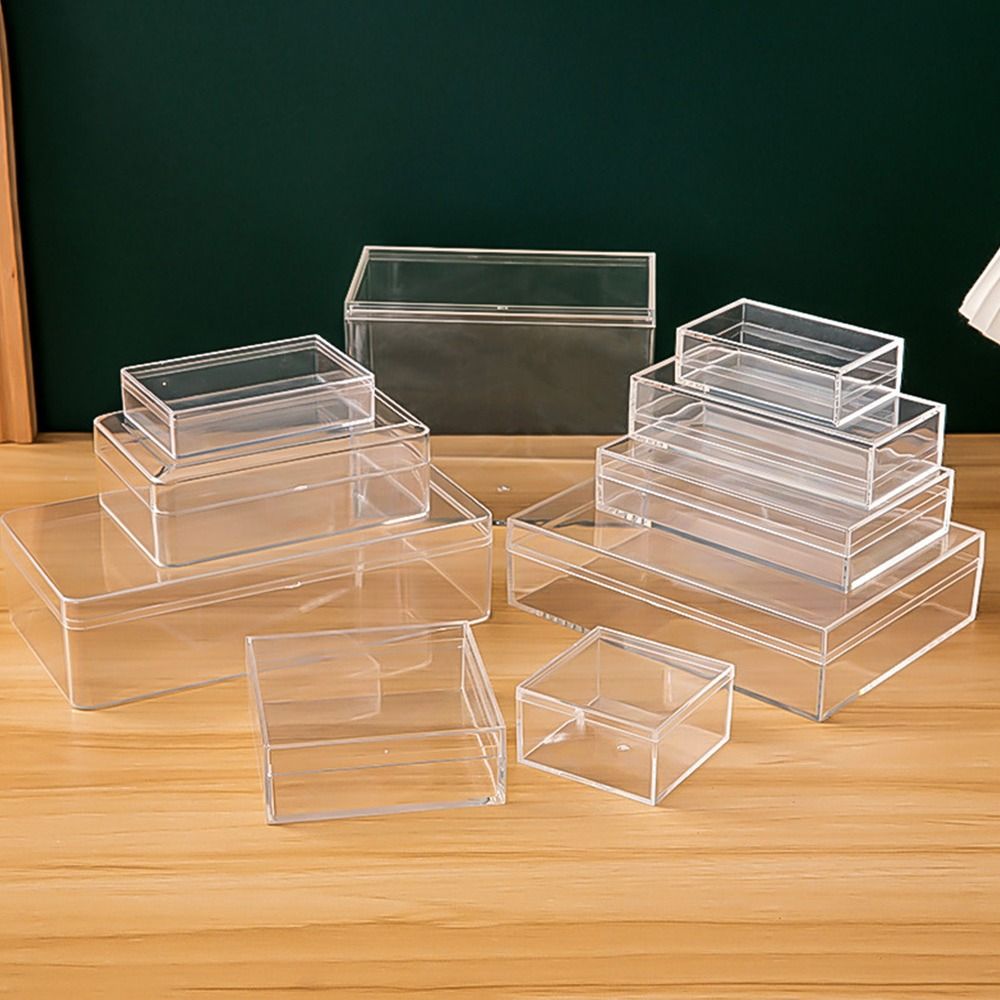 두꺼운 직사각형 아크릴 보관함, 높은 투명도 식품 선물 - Food Storage In Plants 리뷰 및 가격