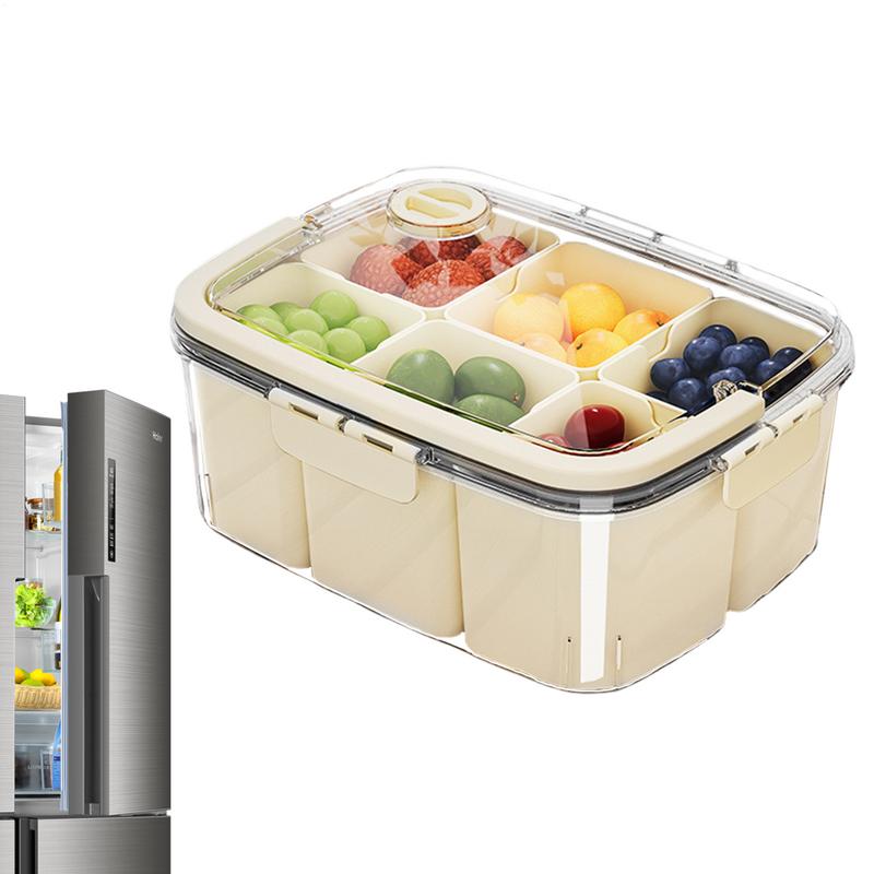 분할 식품 보관 용기 분할 냉장고 뚜껑이 있는 식품 보 - Food Storage And Preparation 리뷰 및 가격
