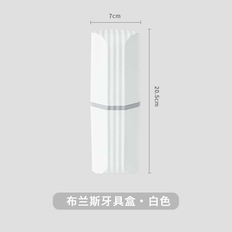 뚜껑이있는 솔리드 컬러 여행 칫솔 홀더 학생을위한 휴대 - Food Storage Camping 리뷰 및 가격