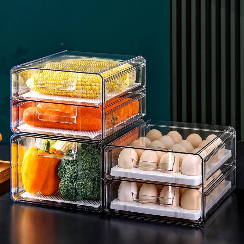 주방 냉장고 식품 보관함 계란 야채 과일 보존 서랍형  - Storage Food Tray 리뷰 및 가격