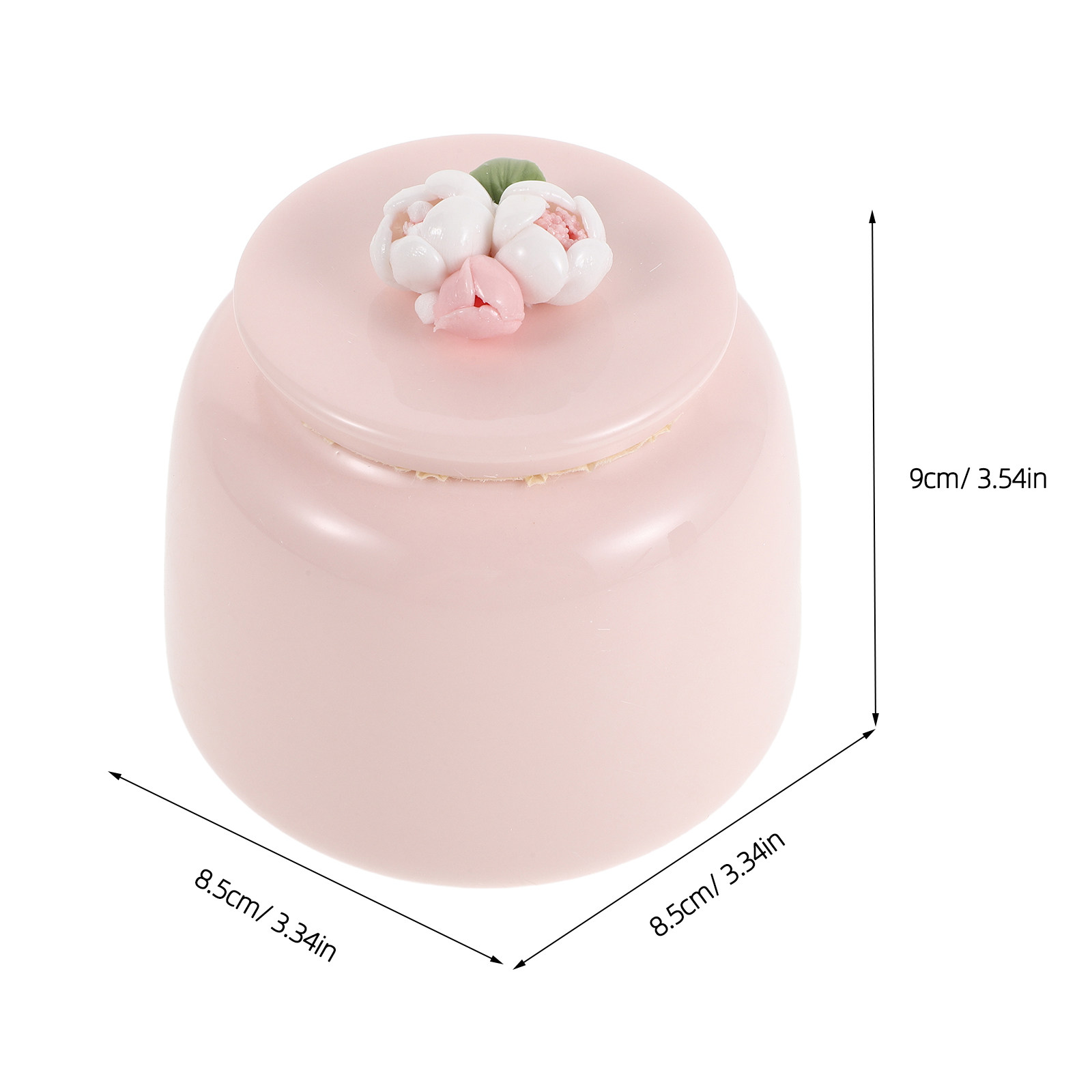 핑크색 세라믹 차 보관 용기, 도자기 식품 보관 용기, - Food Storage Jars Airtight 리뷰 및 가격