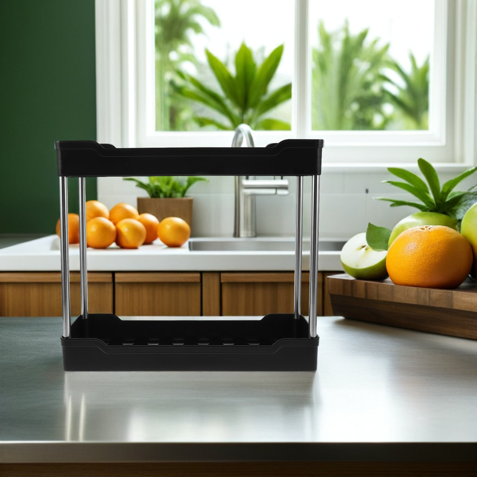 2단 주방 화장품 선반 모던 미니멀리스트 카운터탑 양념 - Food Storage In Plants 리뷰 및 가격