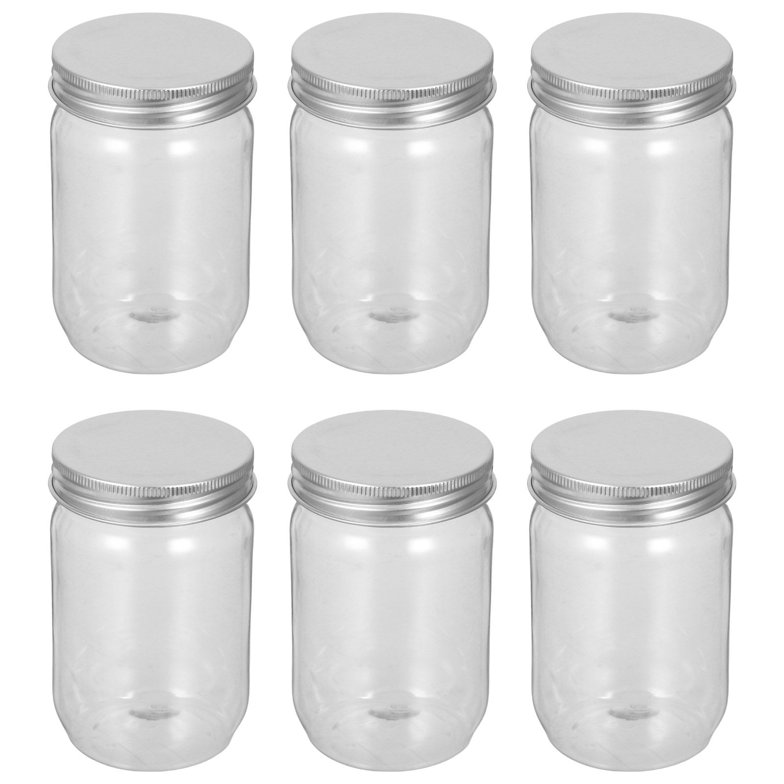 6Pcs 투명 플라스틱 메이슨 항아리(밀폐 뚜껑 포함) - Food Storage Jars Airtight 리뷰 및 가격