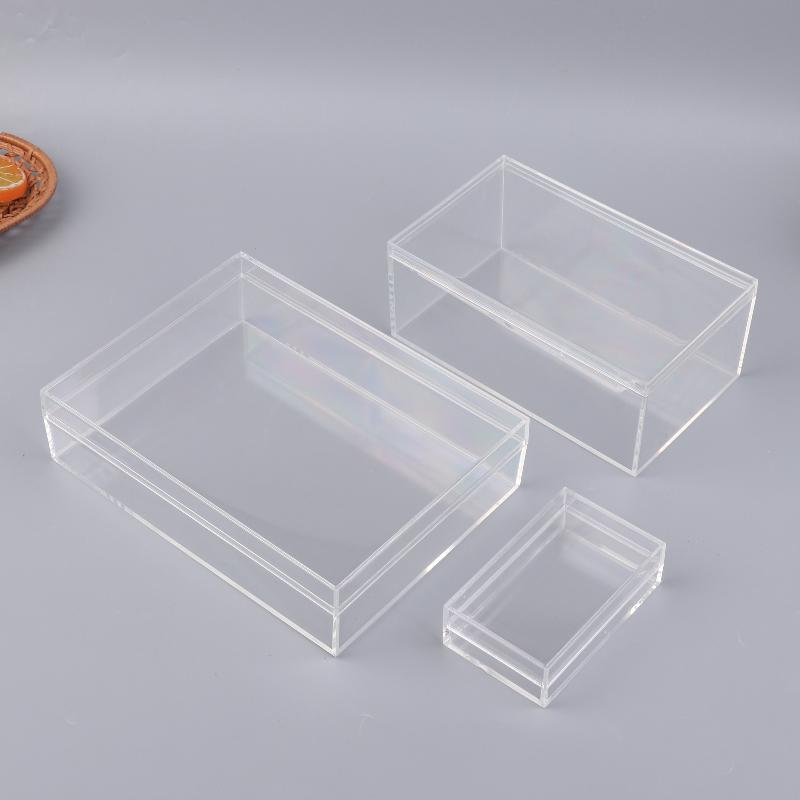 두꺼운 직사각형 아크릴 보관함 높은 투명도 식품 선물  - Food Storage In Plants 리뷰 및 가격