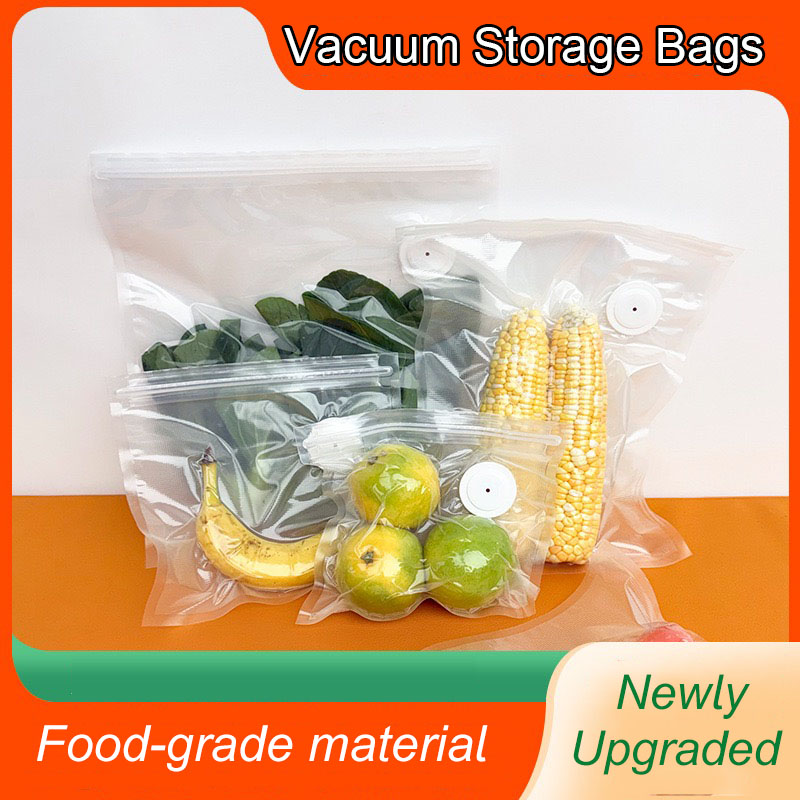새로운 재사용 가능한 진공 저장 백 주방 채소 과일 포 - Food Storage Vacuum Seal Bags 리뷰 및 가격