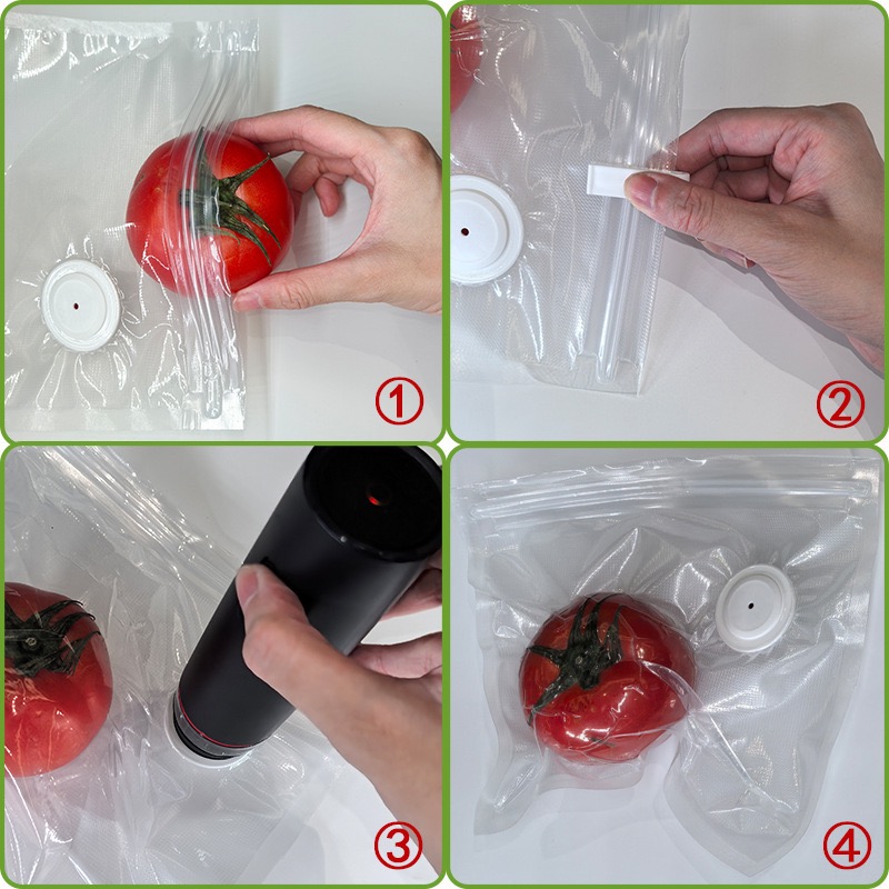 새로운 재사용 가능한 진공 저장 백 주방 채소 과일 포 - Food Storage Vacuum Seal Bags 리뷰 및 가격