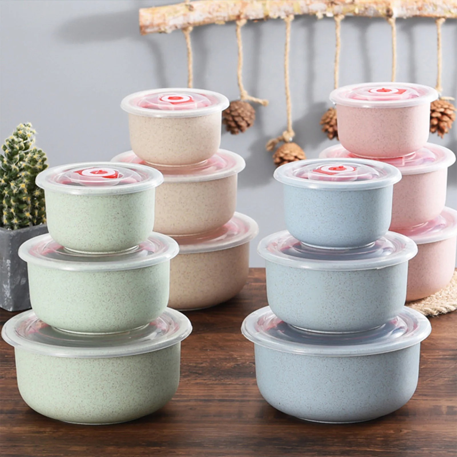 음식 보관 용기 3개, 뚜껑이 있는 도시락통, 요리용  - Food Storage And Preparation 리뷰 및 가격