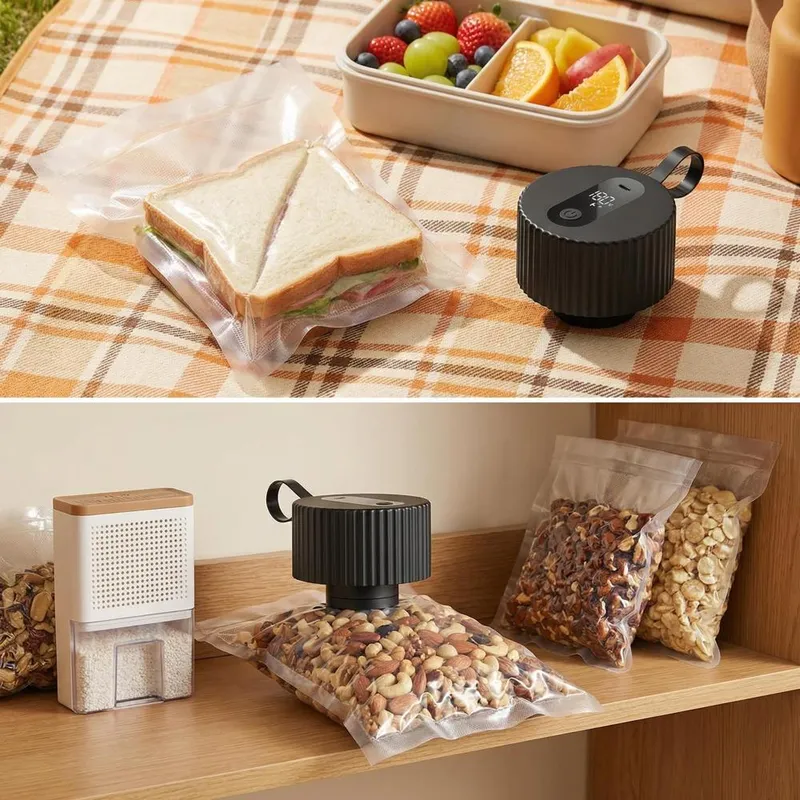 전기 메이슨 자 진공 밀봉기 키트 3-in-1 휴대용  - Food Storage Vacuum 리뷰 및 가격