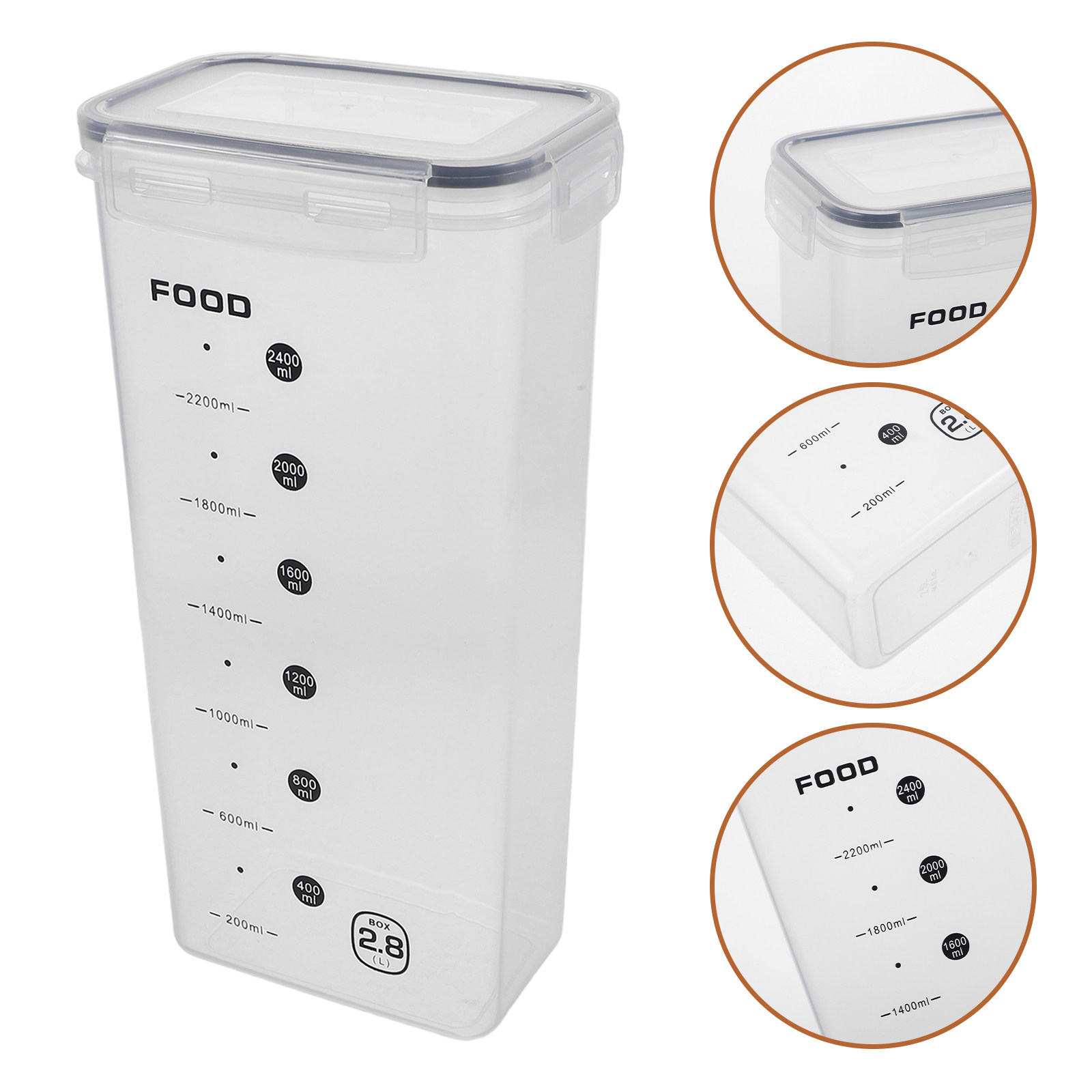2개 투명 곡물 보관 용기 밀폐형 쌀 시리얼 파스타 디 - Food Storage Jars Airtight 리뷰 및 가격