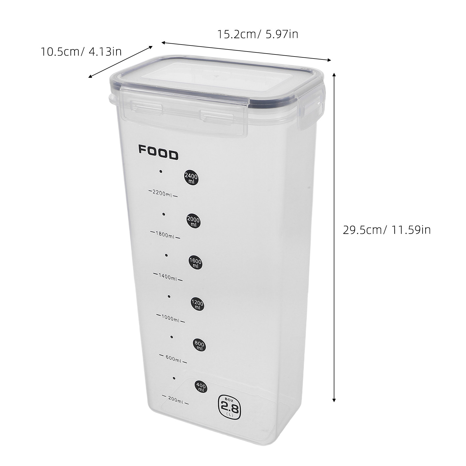 2개 투명 곡물 보관 용기 밀폐형 쌀 시리얼 파스타 디 - Food Storage Jars Airtight 리뷰 및 가격